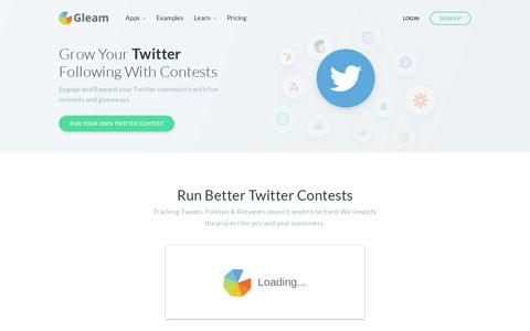 Twitter Contest & Competitions App - Gleam