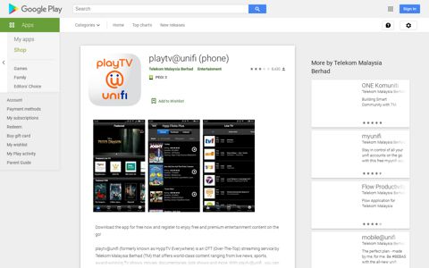 playtv@unifi (phone) - Apps on Google Play
