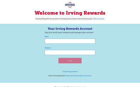 Your Irving Rewards Account - Irving Oil