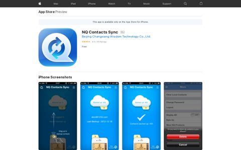 ‎NQ Contacts Sync on the App Store