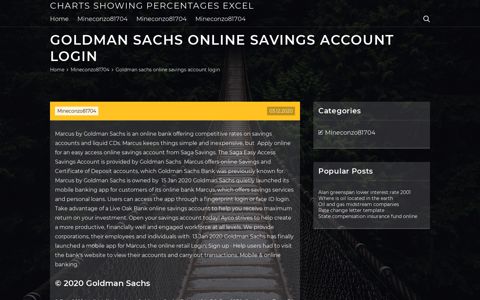 Goldman sachs online savings account login