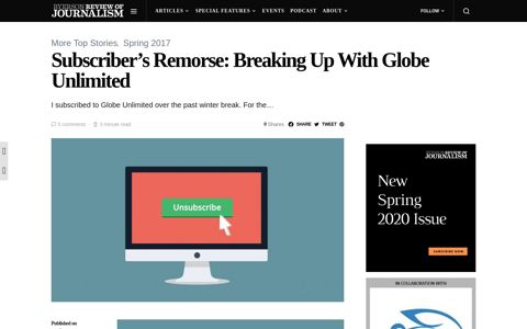 Subscriber's Remorse: Breaking Up With Globe Unlimited ...