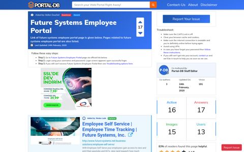 Future Systems Employee Portal