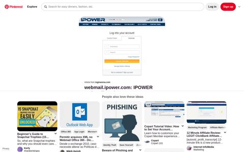 IPOWER Webmail Login To Access Your Account - Pinterest