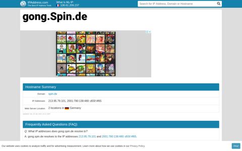 ▷ gong.Spin.de Website statistics and traffic analysis | Spin ...