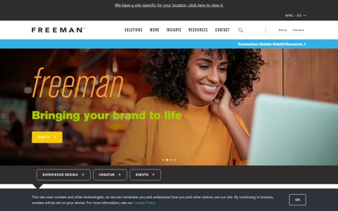 Homepage - Freeman