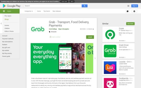 Grab - Transport, Food Delivery, Payments – Apps on Google ...
