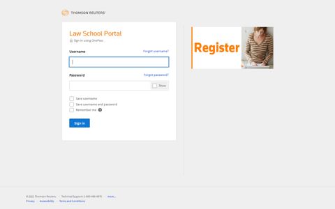 Law School Portal Signon