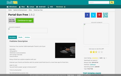 Portal Gun Free 2.0.2 Free Download