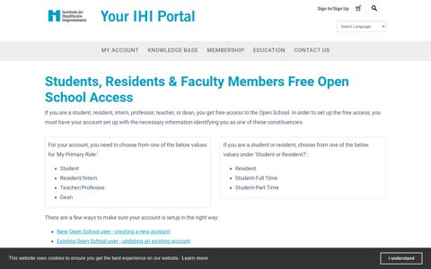How Students, Residents, and Faculty Members Access the ...