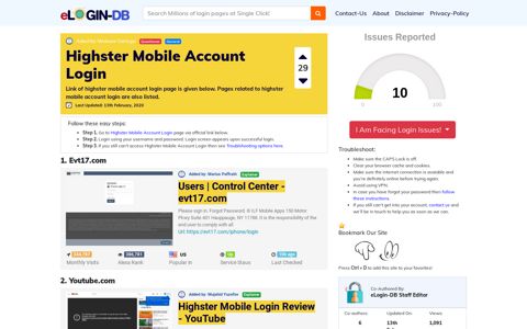 Highster Mobile Account Login