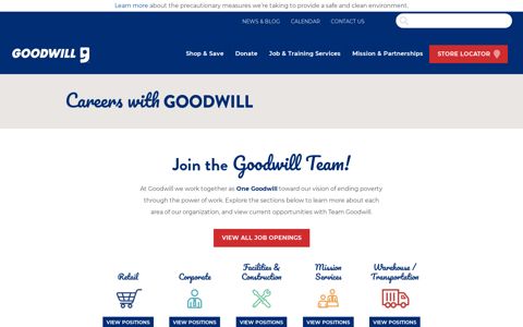Goodwill Job Application