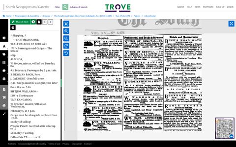 04 Feb 1873 - Advertising - Trove