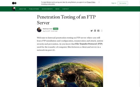 Penetration Testing of an FTP Server | by Shahmeer Amir ...