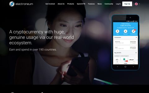 Electroneum offers a new way to earn, send and pay