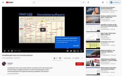 Vorstellung der Fewo-Line Vermietersoftware - YouTube