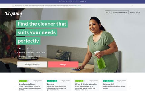 Find the cleaner that suits your needs perfectly | Helpling