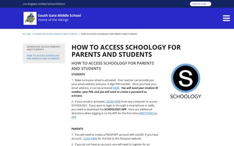 HOW TO ACCESS SCHOOLOGY FOR PARENTS AND ...