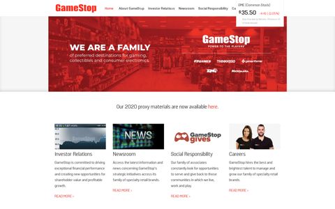 Gamestop Corp.: Home Page