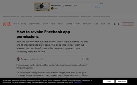 How to revoke Facebook app permissions - CNET