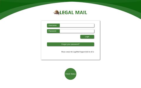 Legal Mail | Login