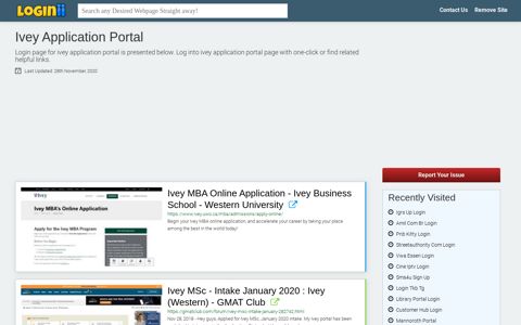 Ivey Application Portal - Loginii.com