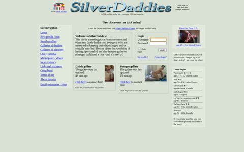 SilverDaddies - dating for mature gay men