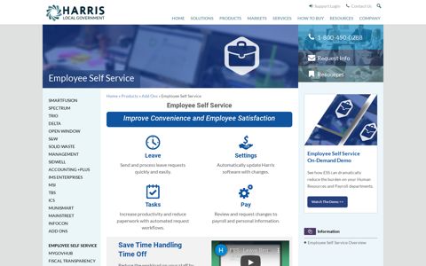 Employee Self Service - Harris Local Government