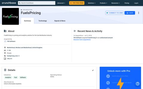 FuelsPricing - Crunchbase Company Profile & Funding