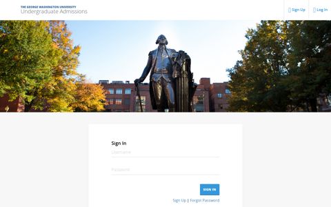 Undergraduate Admissions - George Washington University