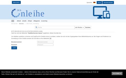 Stadtbüchereien Hamm - Onleihe24