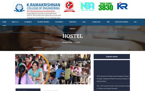 Hostel - KRCE - Main Page