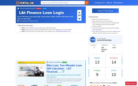 L&t Finance Loan Login - Portal-DB.live