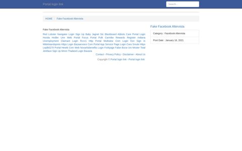 [LOGIN] Fake Facebook Altervista FULL Version HD Quality ...