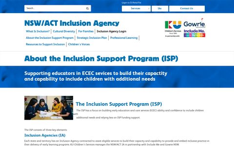 About the Inclusion Support ... - NSW/ACT Inclusion Agency