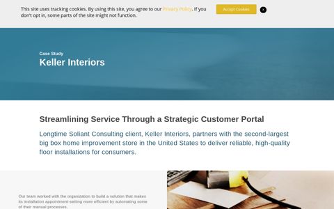 Customer Service Portal | Keller Interiors Case Study