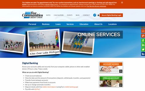 Online Services | Easypay - Fox Communities Credit Union