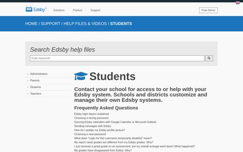 Students Help | Edsby