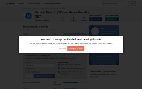 General Electric (GE) Healthcare Benefits & Perks | PayScale