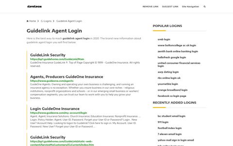 Guidelink Agent Login ❤️ One Click Access - iLoveLogin