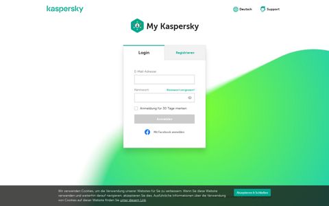 My Kaspersky | Willkommen