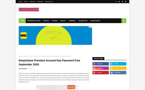 Keep2share Premium Account Key Password Free September ...