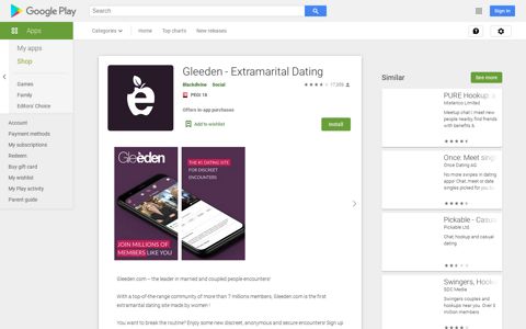 Gleeden - Extramarital Dating – Apps on Google Play