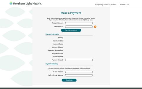 Northern Light Health - Payment Portal