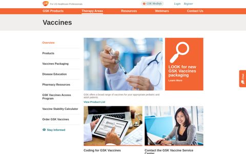 GSK Vaccines | GSKPro for Healthcare Professionals