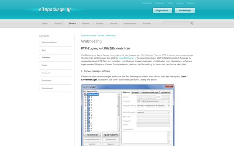 FTP-Zugang mit FileZilla einrichten | Webhosting ...