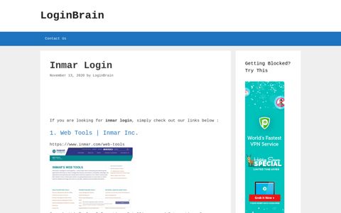 inmar login - LoginBrain