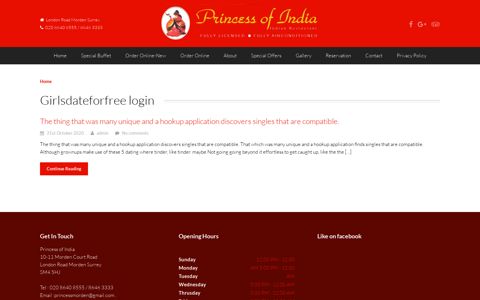Girlsdateforfree login — Princess of India Morden | 20% DISCOUNT ...