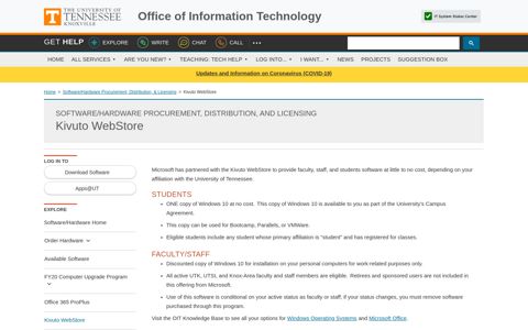 Kivuto WebStore | Office of Information Technology
