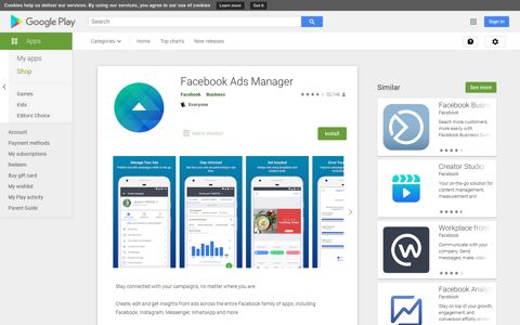 Facebook Ads Manager - Apps on Google Play